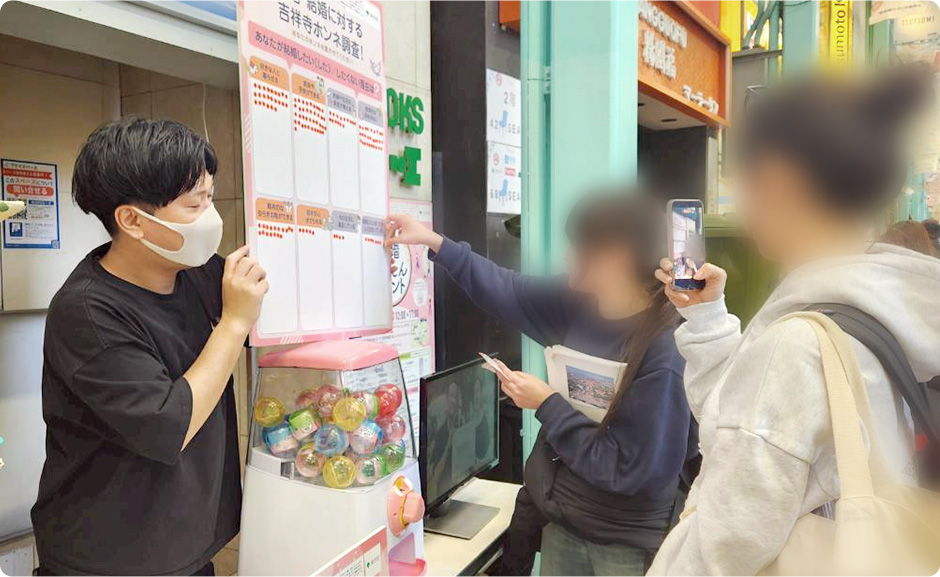 吉祥寺サンロード商店街 書店横スペース