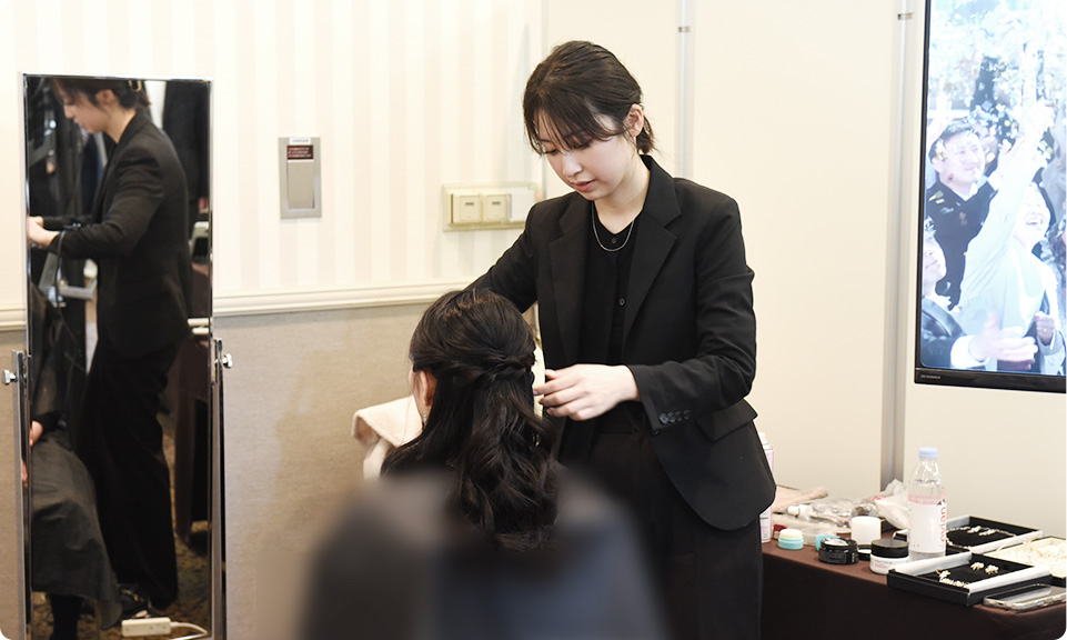 ヘアアレンジ体験